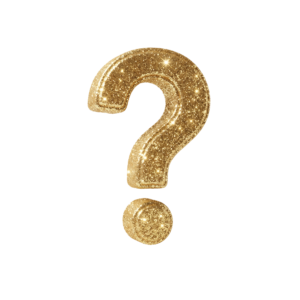 3D Gold Question Mark Symbol
