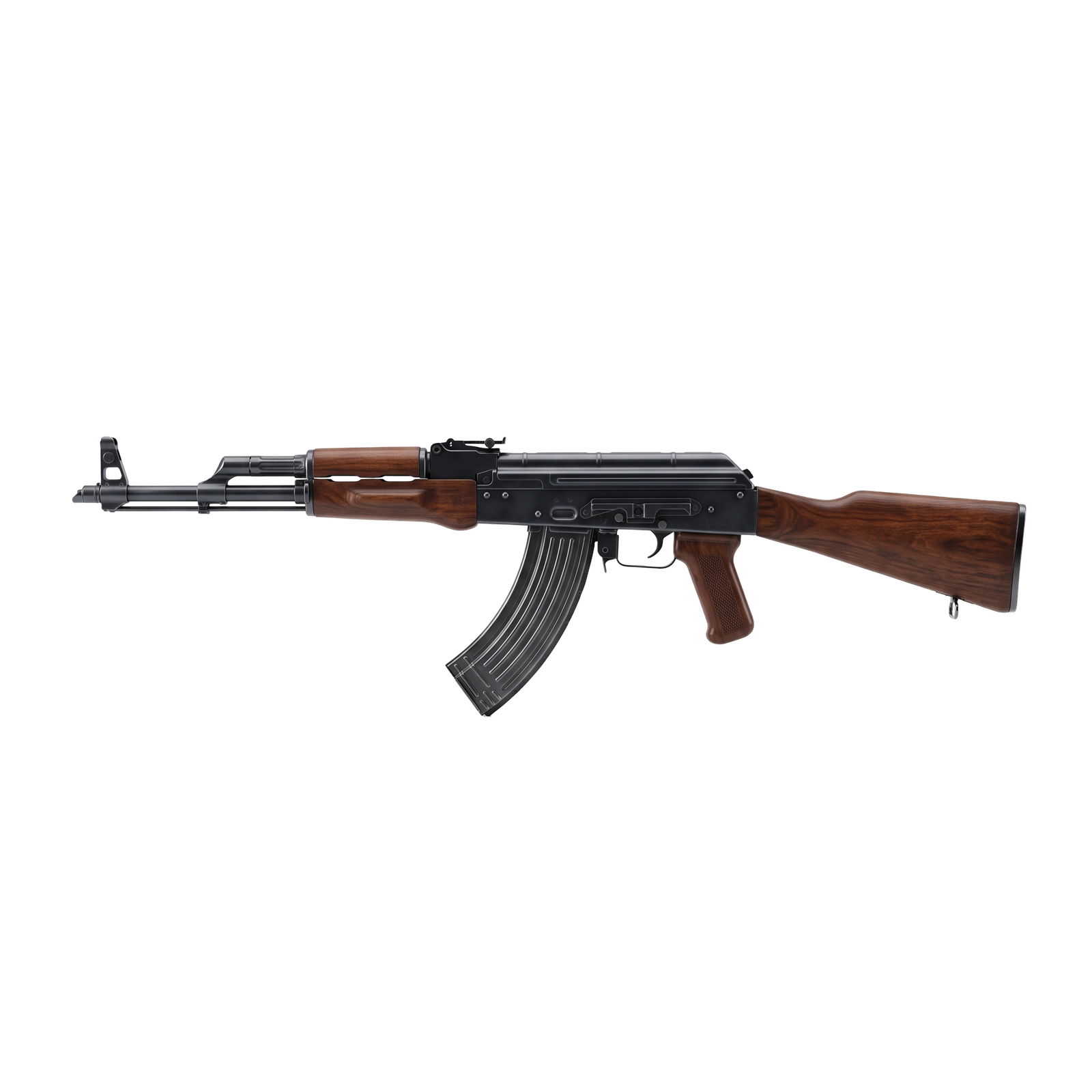 AK-47 Kalashnikov Assault Rifle Gun Isolated