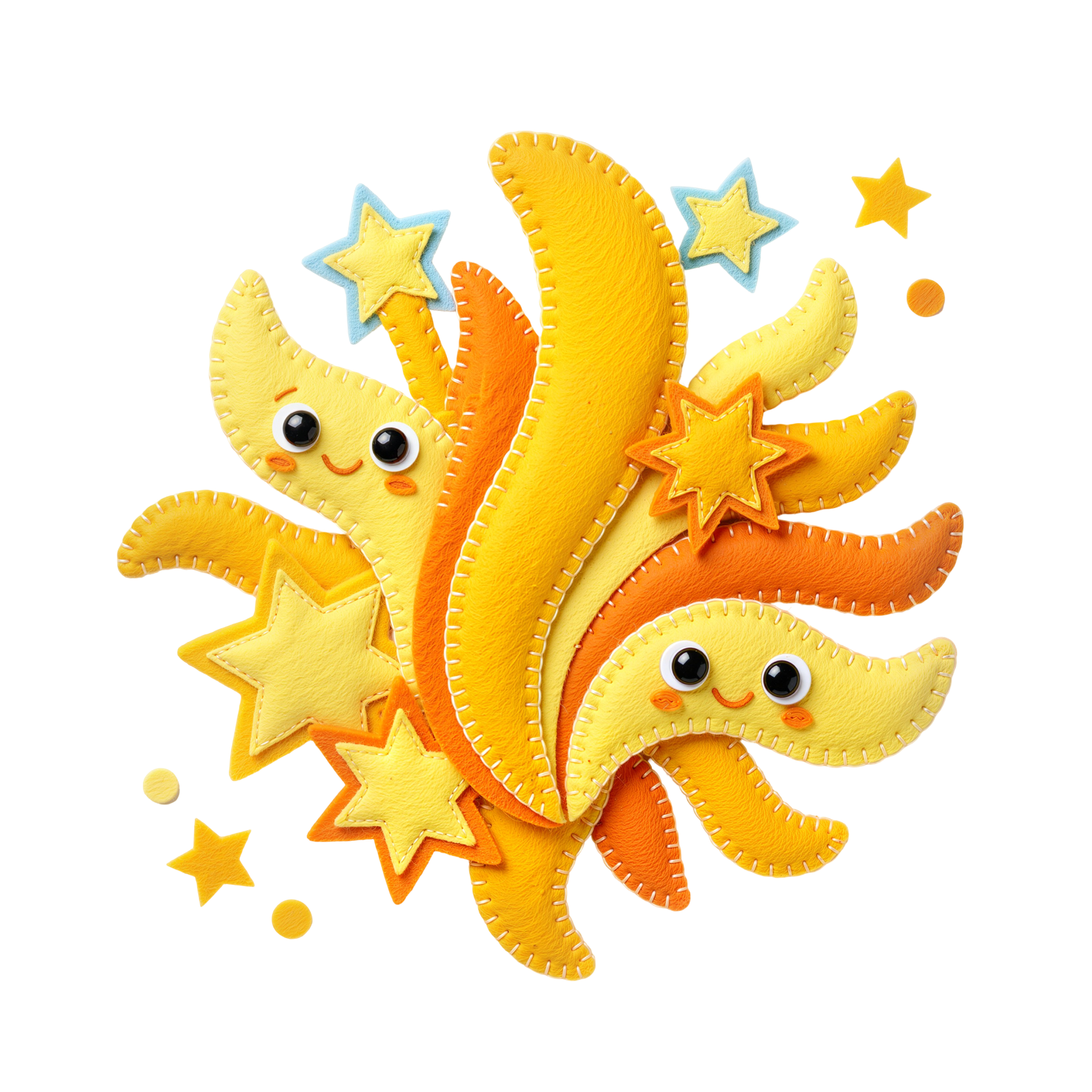 Abstract Sun Rays Flame Pattern Transparent Background