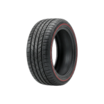Black Car Tire Isolated