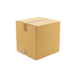 Brown Cardboard Box Package Isolated