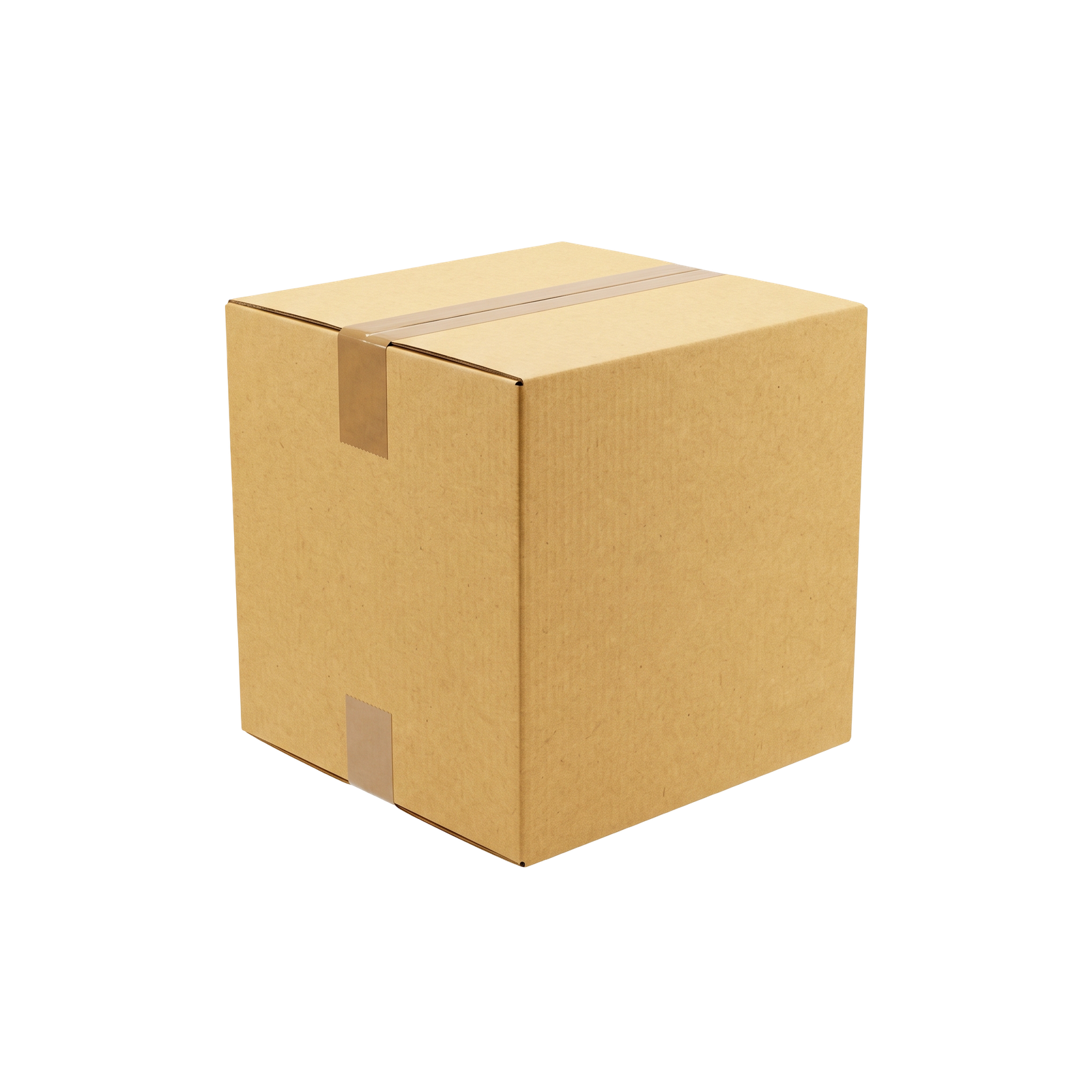 Brown Cardboard Box Package Isolated