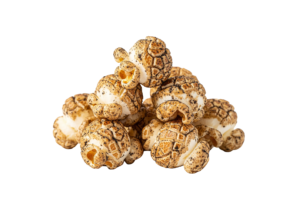Caramel Popcorn Snack Heap Transparent Background