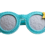 Cute Blue Felt Sunglasses Accessories Transparent Background