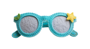 Cute Blue Felt Sunglasses Accessories Transparent Background