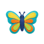 Cute Felt Butterfly Toy Craft Transparent Background