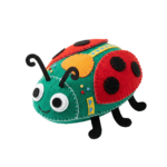 Cute Felt Ladybug Toy Craft Transparent Background