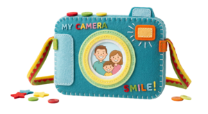 Cute Toy Camera Concept Illustration Transparent Background