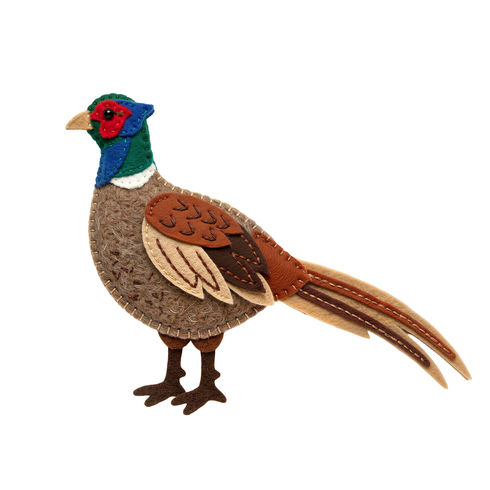 Felt Pheasant Bird Animal Craft Transparent Background