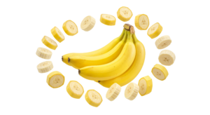 Fresh Bananas and Banana Slices Ring