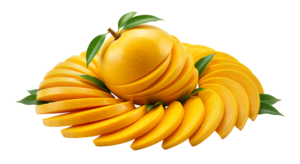 Fresh Ripe Mango Fruit and Slices