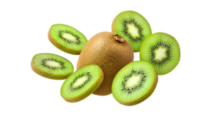 Fresh Whole Kiwi Fruit and Slices