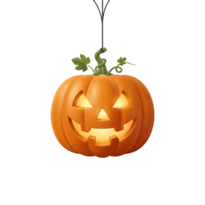 Glowing Halloween Jack O Lantern Pumpkin Hanging