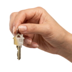 Hand Holding Door House Keys Transparent Background