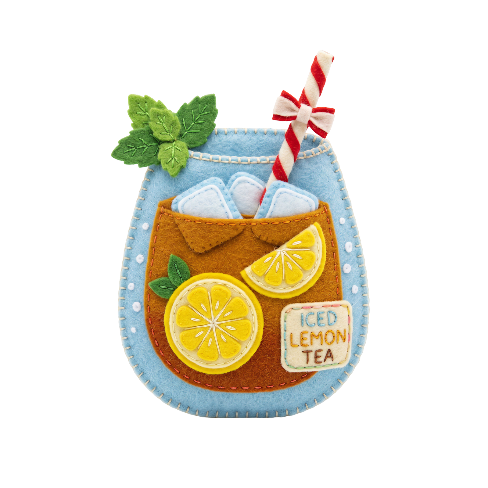 Iced Lemon Tea Glass Jar Drink Transparent Background