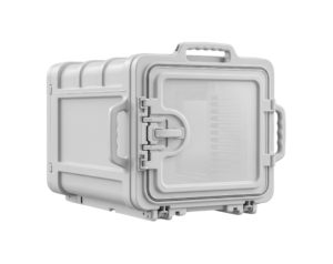 Insulated Food Delivery Beverage Carrier Isolated
