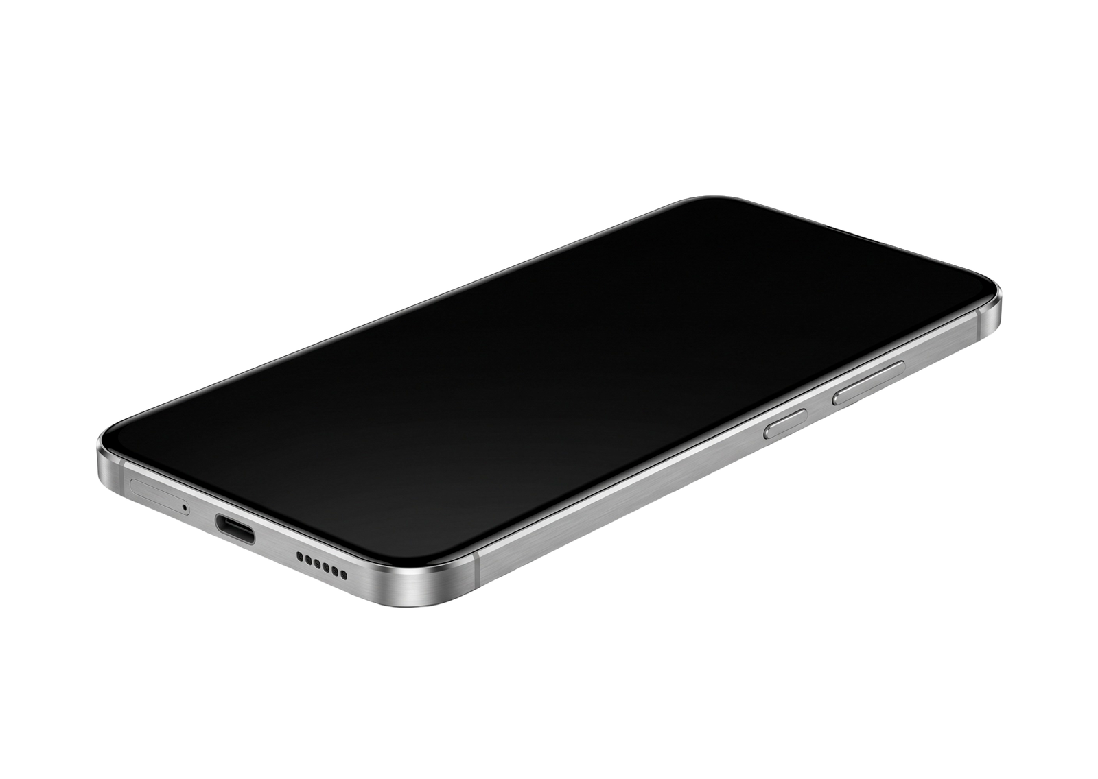 Modern Smartphone Mockup Blank Screen Isolated