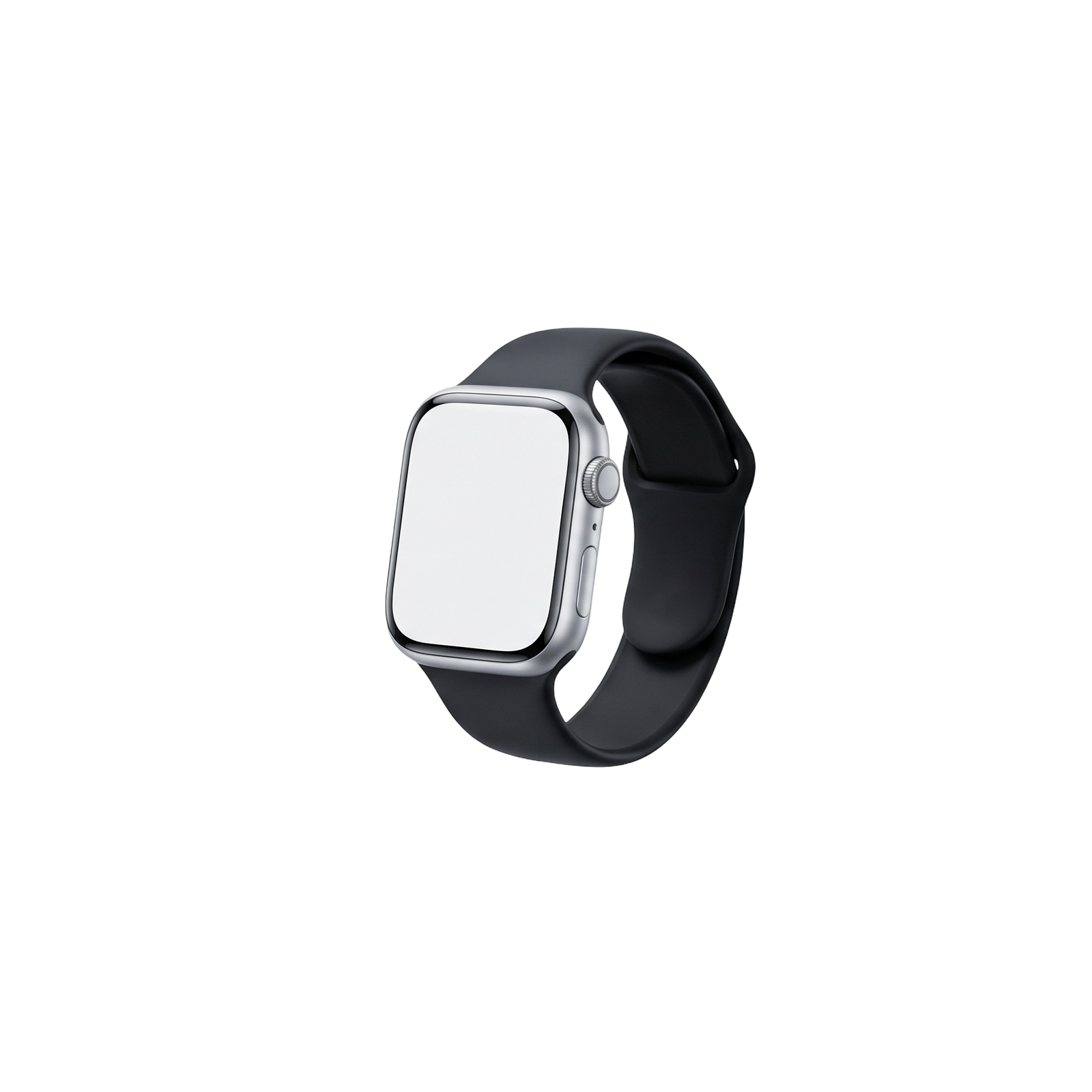 Modern Smartwatch Wristband Blank Screen Isolated