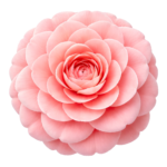 Pink Zinnia Flower Blossom Head Transparent Background