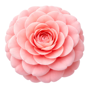 Pink Zinnia Flower Blossom Head Transparent Background