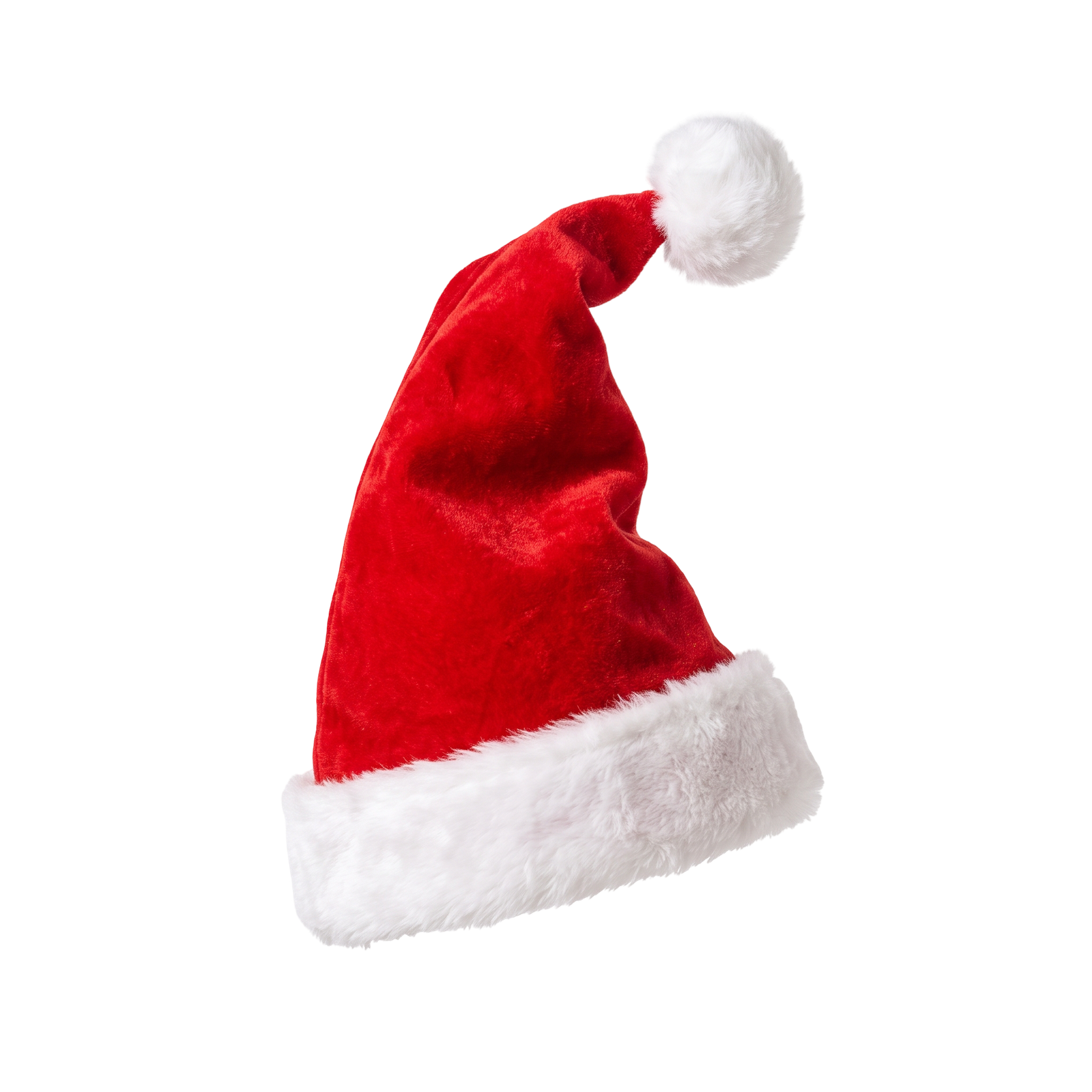 Red Santa Claus Hat Christmas Isolated