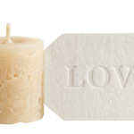 Scented Candle with Love Envelope Card Transparent Background