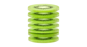 Stack of Round Kiwi Slices