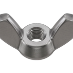 Stainless Steel Wing Nut Hardware Isolated