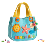 Summer Beach Tote Bag Toy Accessories Transparent Background