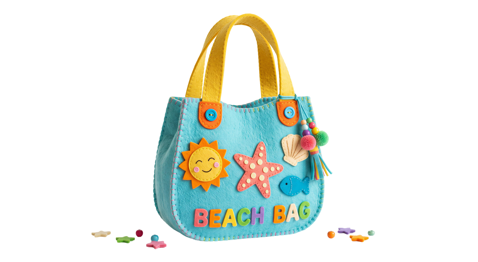 Summer Beach Tote Bag Toy Accessories Transparent Background