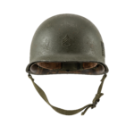 Vintage Military Steel Combat Helmet Isolated