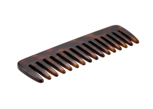 Wooden Hair Comb Grooming Accessory Isolated