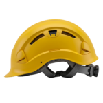 Yellow Safety Hard Hat Helmet Isolated