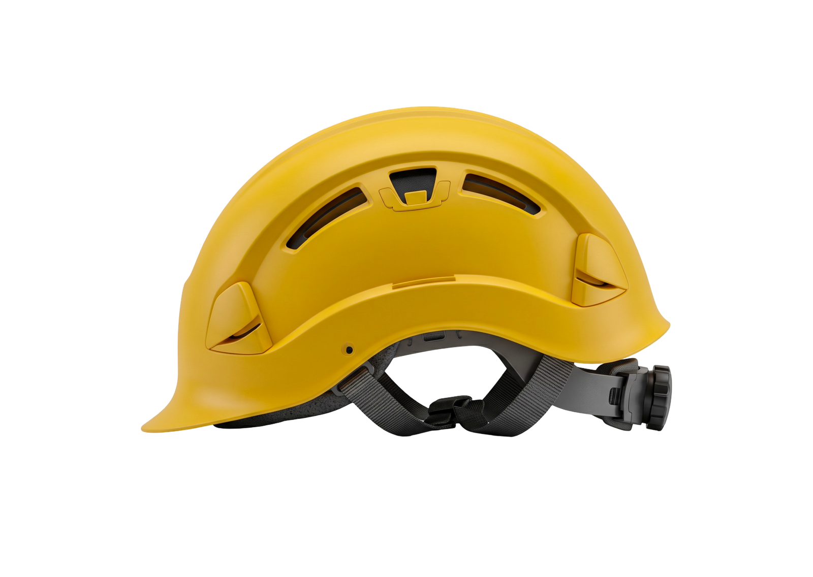 Yellow Safety Hard Hat Helmet Isolated