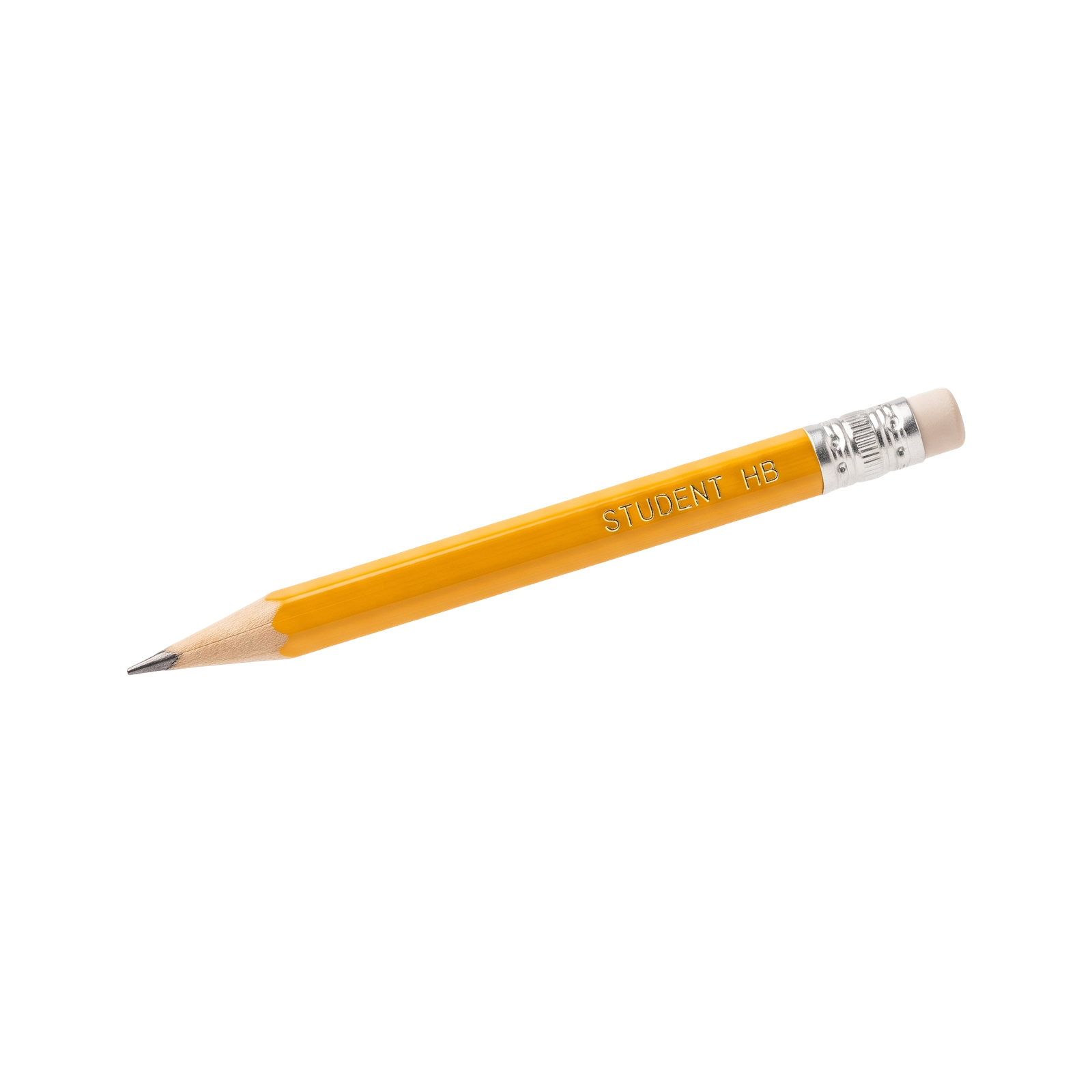 Yellow pencil with eraser