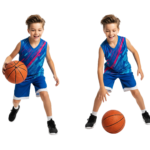 Young Boy Dribbling Basketball Sport Activity Action Sequence